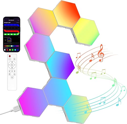 Paneles LED Hexagonales RGB